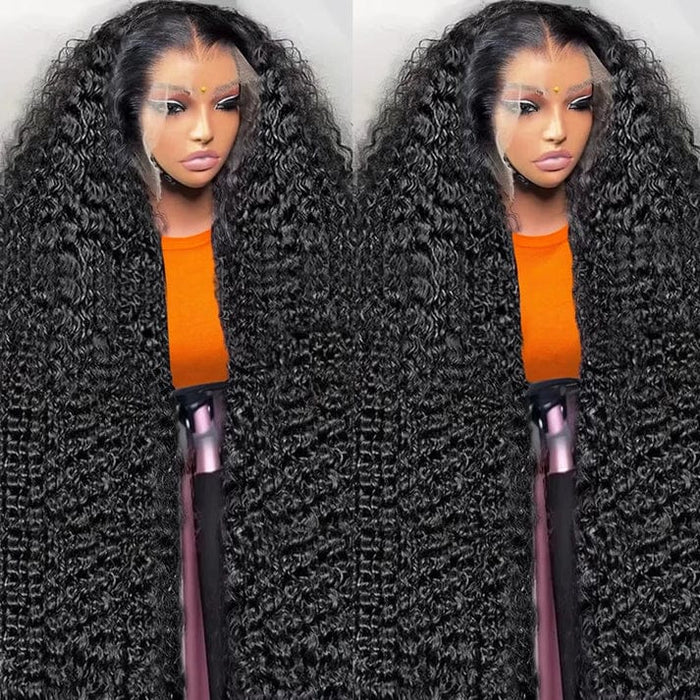 CEXXY 250% High Density Loose Deep Wave 30 40 46Inch 13x6 13x4 HD Lace Frontal Human Hair Wig Brazilian Raw Curly Wigs For Women